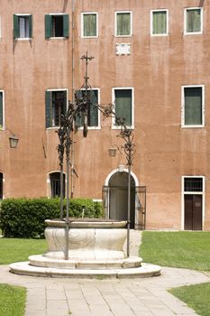 View of a Typical Venice yard