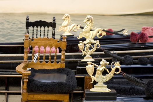 Photo of typical Gondola in Venice