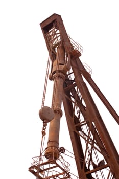 Photo of a Rusty old crane