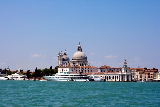 View of famous Venice lagoon