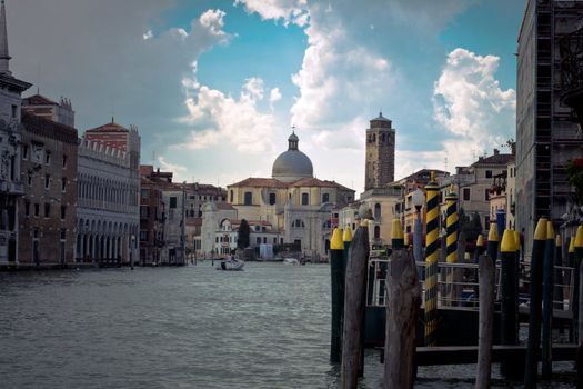 View of famous Venice lagoon