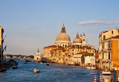 View of famous Venice lagoon