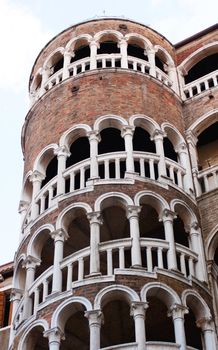 View of Scala Bovolo Contarini, Venice