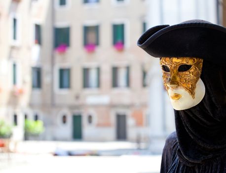 A typical Venice carnival mask