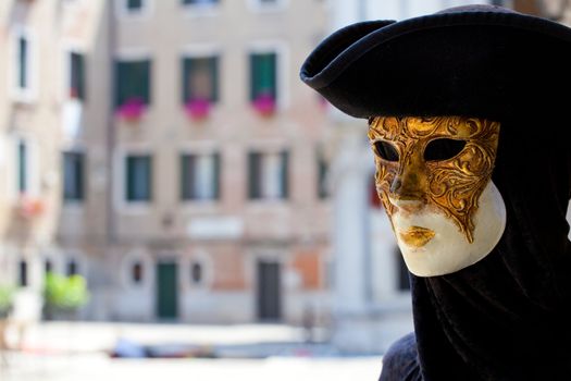 A typical Venice carnival mask