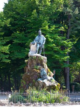 The Garibaldi monument in Venice