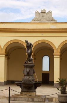 Venus statue next to the fishmarket square of Trapani