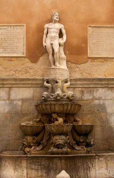view of Fountain of Saturn, Trapani