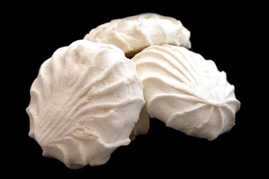 white zephyr on a black background
