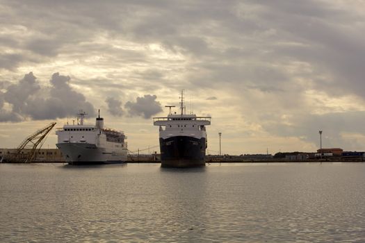 Ship in Port, Trapani - Sicily