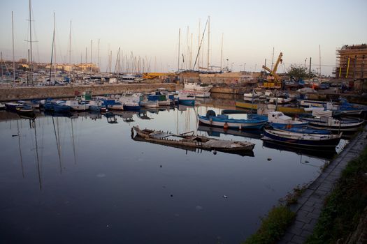 Boats parked in the pier, Ortigia - Syracuse