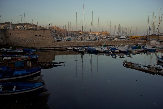 Boats parked in the pier, Ortigia - Syracuse