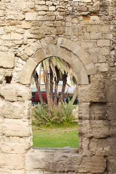 Windows, Apollo temple in Syracuse - Italy