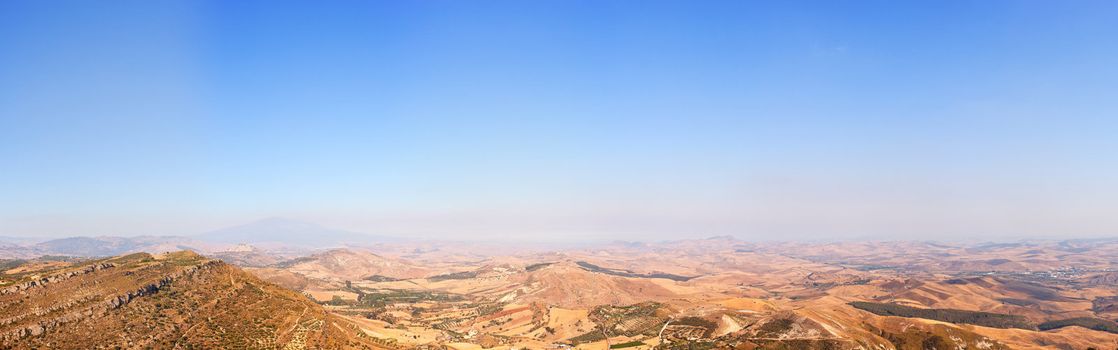 Landscape in the Assoro territory -  Sicily, Italy