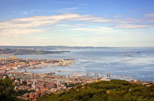 View of the Trieste Gulf, Italy