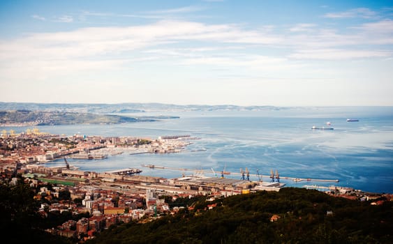 View of the Trieste Gulf, Italy