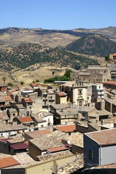 View of Leonforte, Sicily - Italy