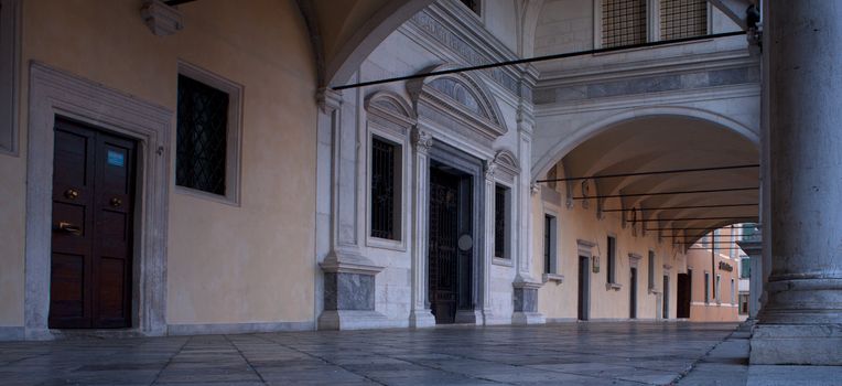 Gallery in Piazza Libertà, Udine - Italy