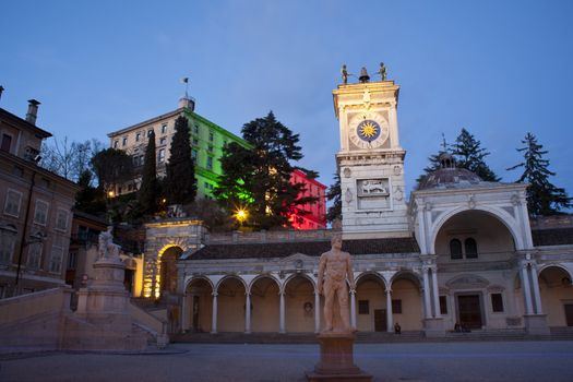 View of Piazza Libertà, Udine - Italy