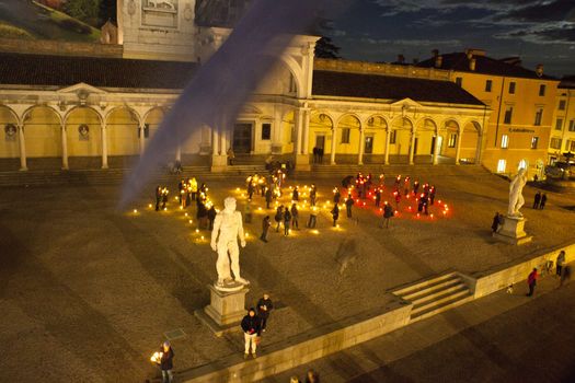 View of Piazza Libertà, Udine - Italy