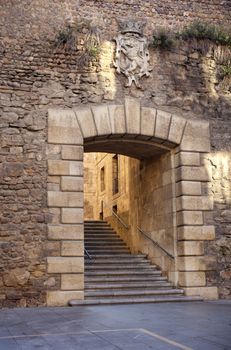 View of the Leon arch, Spain