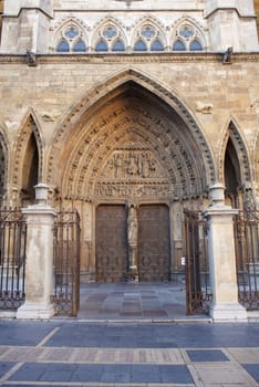 Portal of Leon Cathedral, Spain