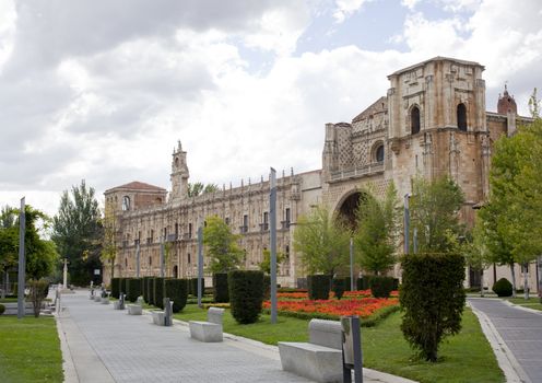 The Convent of San Marcos in León, Spain