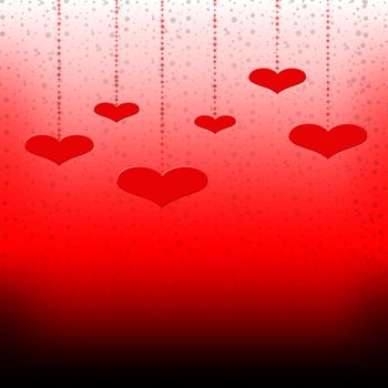 Valentines Day background with Hearts for valentines day