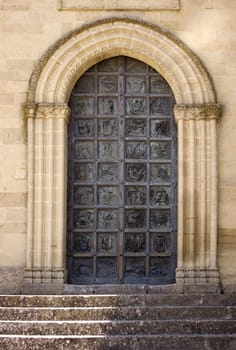 Portal of San Leone Basilica, Assoro - Sicily