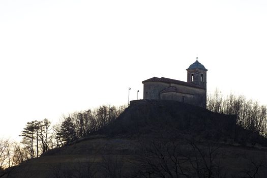 View of Saint Mary of the snows church in Slovenia