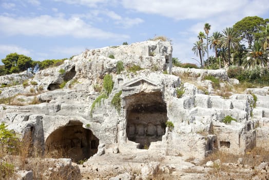 Colombario romano, Syracuse - Sicily, Italy