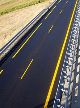 Road of a new autobahn