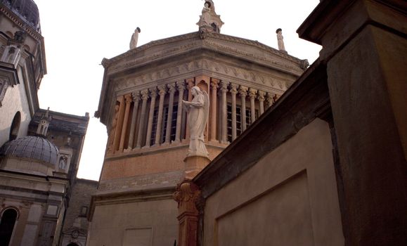 View of Baptistry, Bergamo Alta - Italy