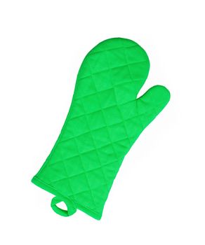 Green kitchen glove