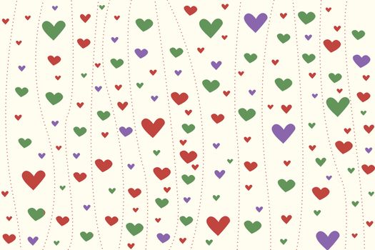 background with hearts