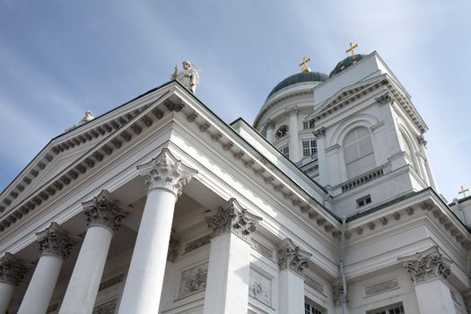 Lutheran Cathedral on Senate Square in Helsinki, Finland
