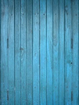 Texture of Wood blue panel for background vertical