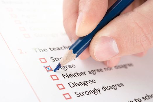 Filling "Agree" checkbox of questionnaire