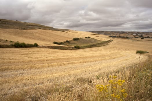 View of spanish countryside
