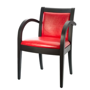 Modern armchair isolated on white background