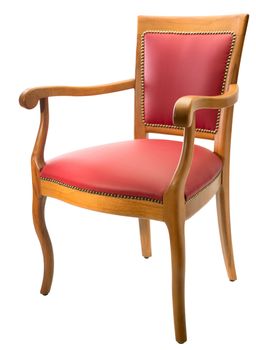 Comforable armchair isolated on white background