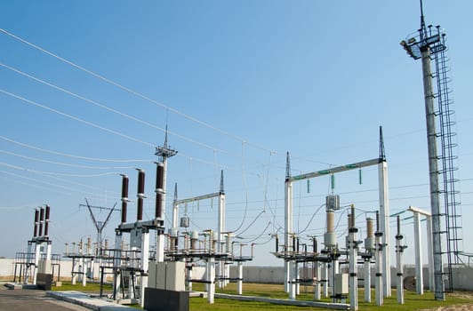 part of high-voltage substation