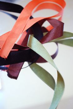 picture of a ribbons in different colors