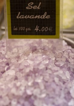 Photo of natural Lavender salts