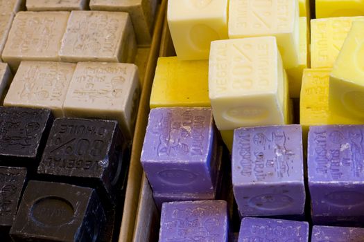 A lot of colorful soaps