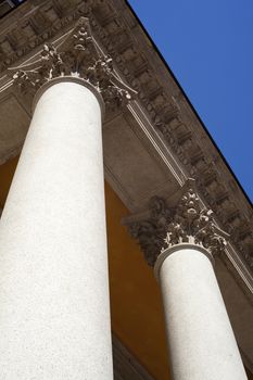 Columns of St. Luigi Church, Milan - Italy
