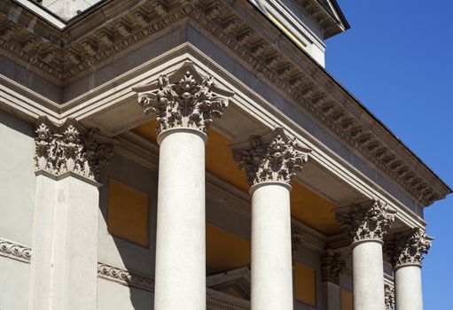 Columns of St. Luigi Church, Milan - Italy