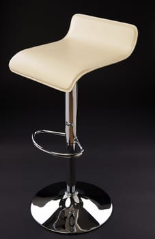 chair isolated on black background