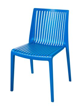 contemporary plastic chair isolated