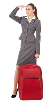 office manager, a girl in business attire